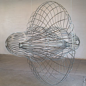 Crossover, 1997, Stahl,210 x 210 x 210 cm