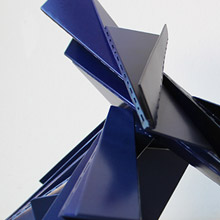 Fraktal, Stahl/Lack71 x 72 x 70,5 cm