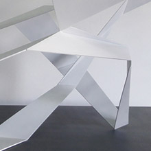 Fraktal, Stahl/Lack88 x 34 x 32 cm