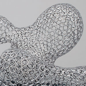 Hybride 24, 2005, Aluminium,275 x 163 x 140 cm