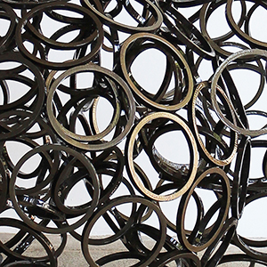 Hybride 37, 2012, Stahl / Pulverlack,149 x 161 x 121 cm