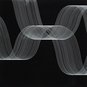  
Transphere, 2019, Lack hinter Glas,30 x 30 cm